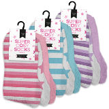 Girls Cosy Socks - 3 Pair Pack