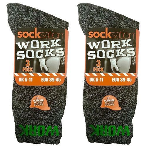 Socksation Work Socks - 3 Pair Pack