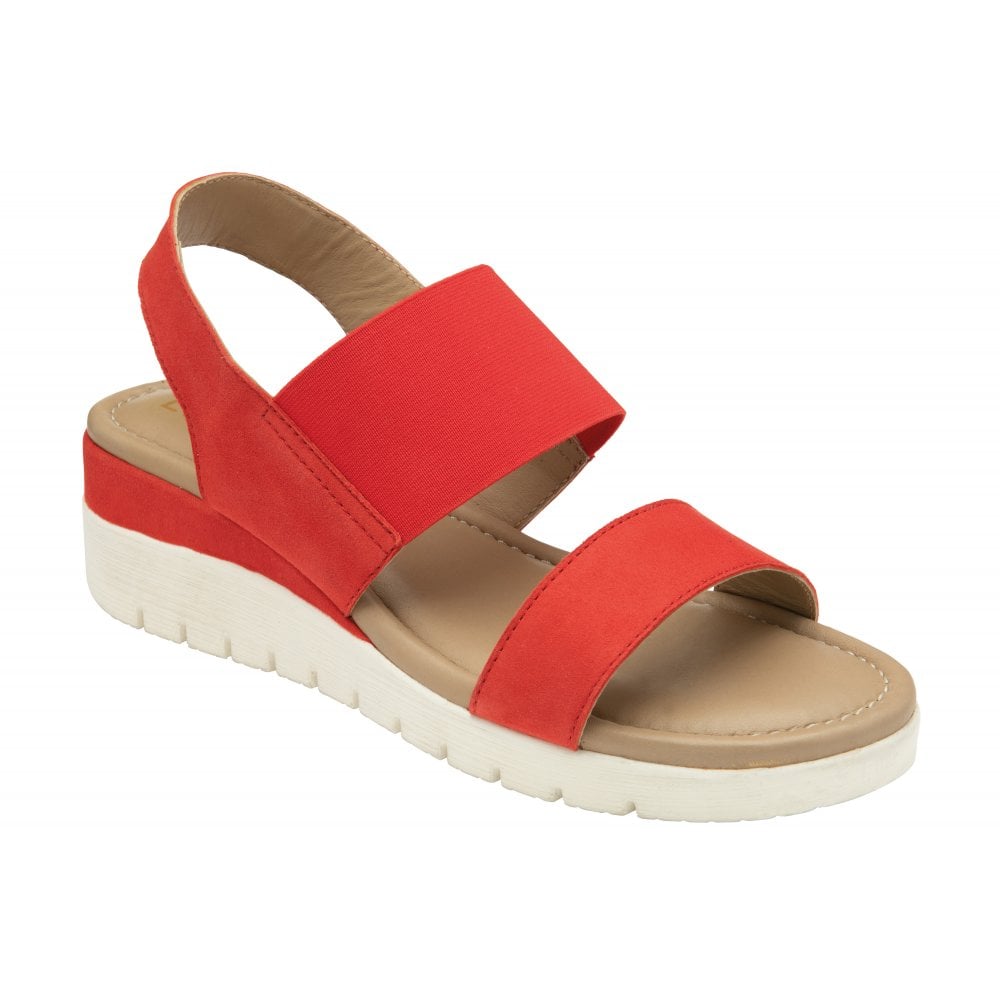 Lotus store red sandals