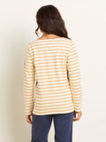 BRAKEBURN Bella Stripe Crew Neck Sweatshirt