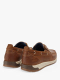 POD Riley Brown Leather Boat Shoes