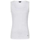 EMRECO White Ribbed Vest Top