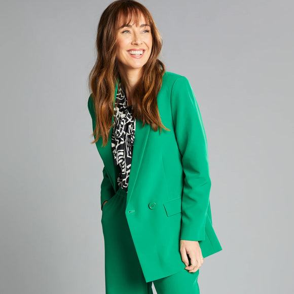 EMRECO Green Relaxed Fit Blazer