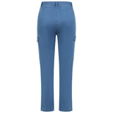 EMRECO Light Denim Stretch Combat Trousers