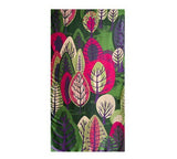 Tropical Flowers Scarf in Green