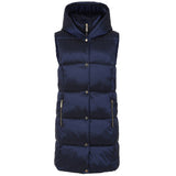 EMRECO Metallic Navy Quilted Gilet