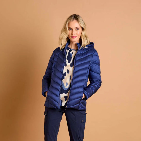 EMRECO Royal Blue Packaway Quilted Jacket