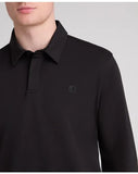 Remus Uomo Black Long Sleeve Casual Top