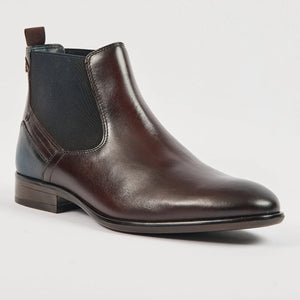 Pod Frank Chestnut Leather Chelsea Boot