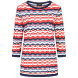 EMRECO Coral Chevron Striped Jumper