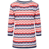 EMRECO Coral Chevron Striped Jumper