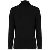 EMRECO Black Roll Neck Jumper