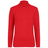 EMRECO Red Roll Neck Jumper
