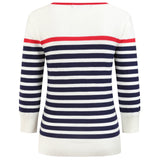 EMRECO Navy Stripe Jumper with Hearts