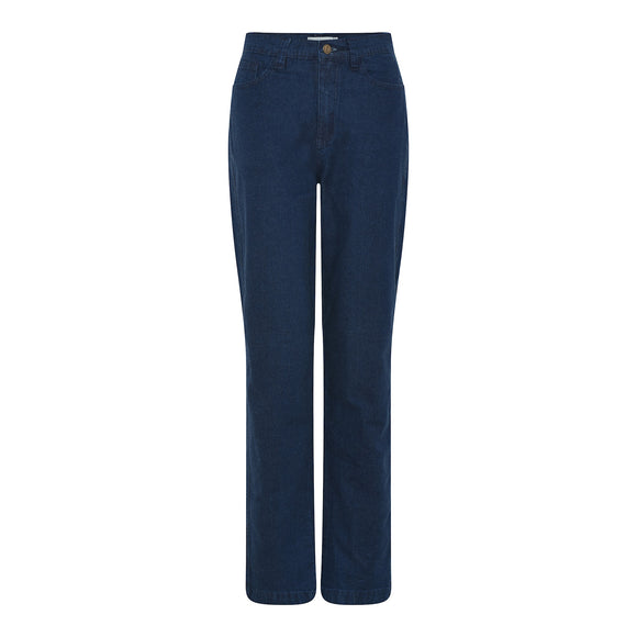 MICHA Bright Dark Blue Stretch Denim Jeans