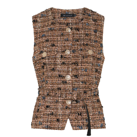 MICHA Autumn Tweed Waistcoat