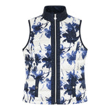 MICHA Blue Print Quilted Gilet