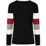 EMRECO Red Colour Block Jumper