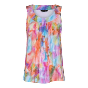 MICHA Watercolour Print Sleeveless Top