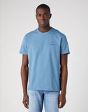 WRANGLER Captains Blue Logo Tee