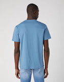 WRANGLER Captains Blue Logo Tee