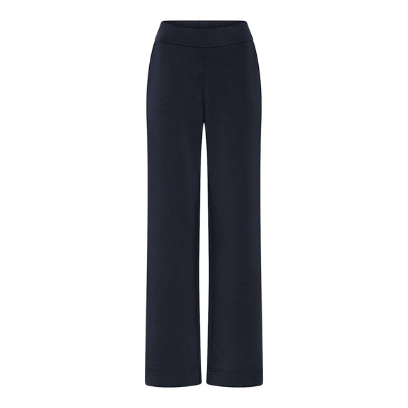 MICHA Navy Wide Leg Sports Bottoms