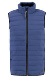 FYNCH HATTON Blue Wave Quilted Gilet