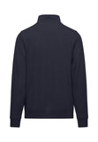 FYNCH HATTON Navy 1/4 Zip Sweatshirt