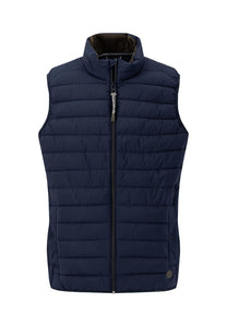 FYNCH HATTON Navy Quilted Gilet