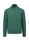 FYNCH HATTON Emerald Superfine Troyer 1/4 Zip