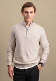 FYNCH HATTON Winter White Sweater 1414 222 826