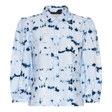 MICHA Blue Print 3/4 Sleeve Blouse