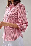 MICHA Red Striped Shirt