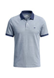 FYNCH HATTON Midnight Textured Cotton Polo Shirt 1603 1904 672
