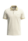 FYNCH HATTON Pistachio Textured Cotton Polo Shirt  1603 1904 745