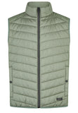 CALAMAR Light Green Quilted Gilet