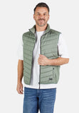 CALAMAR Light Green Quilted Gilet