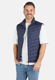 CALAMAR Navy Quilted Gilet
