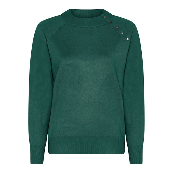 MICHA Green Button Detail Jumper