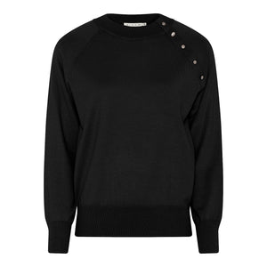 MICHA Black Button Detail Jumper