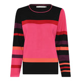 MICHA Black & Pink Colour Block Knit