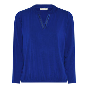 MICHA Cobalt Blue Long Sleeve T-Shirt