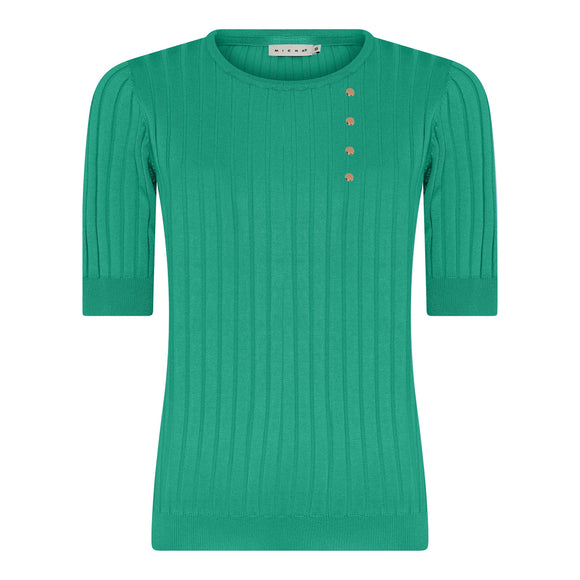 MICHA Vibrant Green Knitted Top