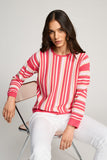 MICHA Rose Pink Striped Jumper