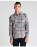 Remus Uomo Blue Tapered Long Sleeve Casual Shirt 13408_27