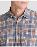 Remus Uomo Blue Tapered Long Sleeve Casual Shirt 13408_27