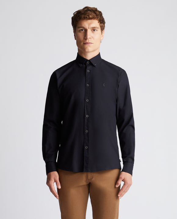 Remus Uomo Black Long Sleeve Shirt - 13600/00