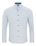 DG's Drifter Blue and White Geneva Long Sleeve Casual Shirt 14045_12