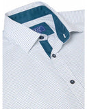 DG's Drifter Blue and White Geneva Long Sleeve Casual Shirt 14045_12