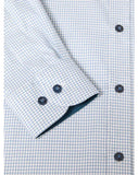 DG's Drifter Blue and White Geneva Long Sleeve Casual Shirt 14045_12